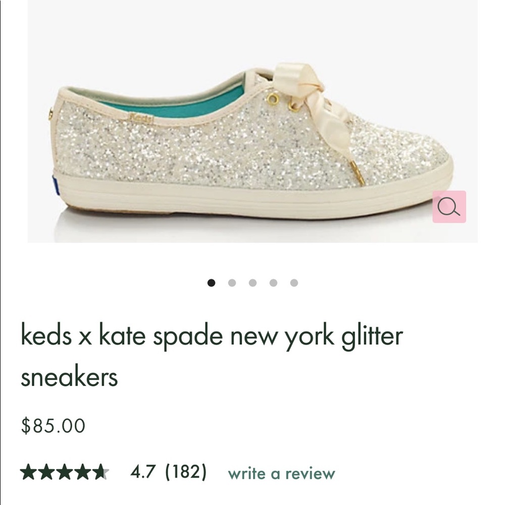 Keds x Kate Spade Glitter Wedding Shoes